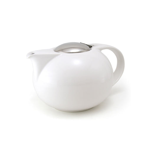 陶器 Zero Japan 7 cup Ceramic Teapot 45oz White - Todd & Holland