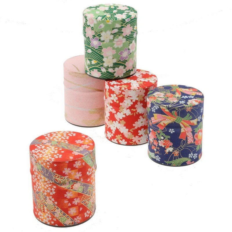 Tea Canister with Washi Paper 40g