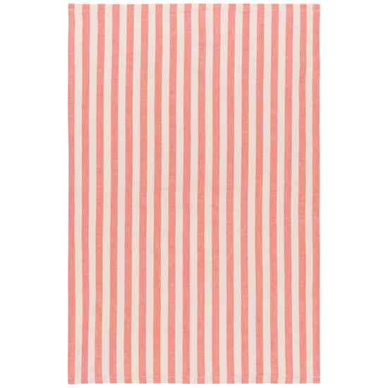 Pink & Beige Striped DIshtowel