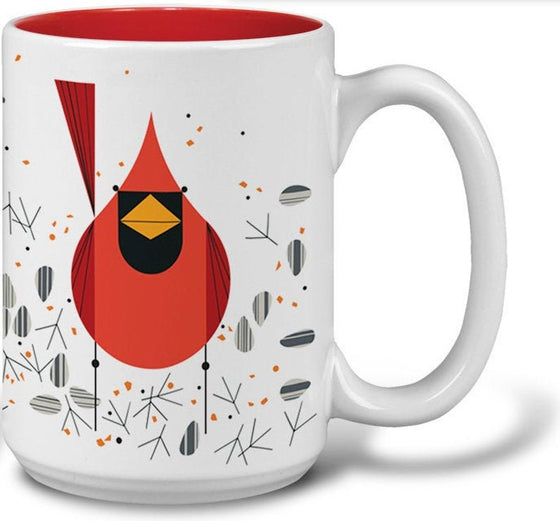 Charley Harper Cardinal Grande Mug