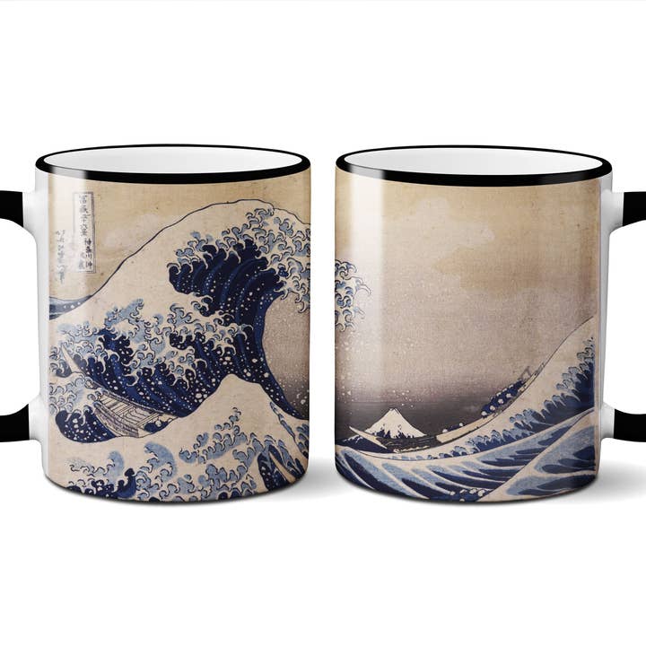 The Great Wave of Kanagawa, 1830-32 Mug (11 oz)