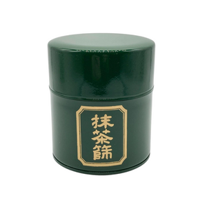 Tin Matcha Container With Mesh Sifter and Scoop