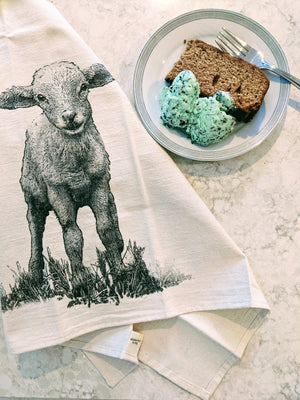 Baby Lamb Tea Towel