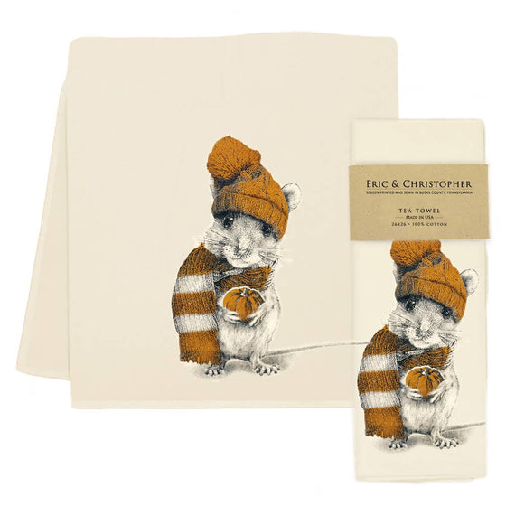 Harvest Mouse Tea Towel