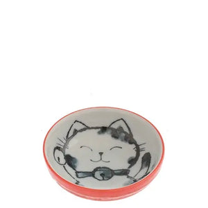 Sumi Cat Red Dish