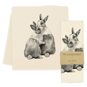 Love Bunnies Tea Towel