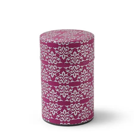 Tea Canister Fuchsia/Silver 150g