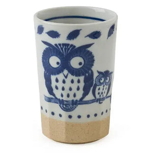 Blue Cup Owl 9 Oz
