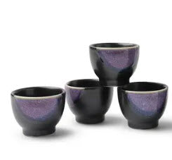 Hulope Purple & Black teacup