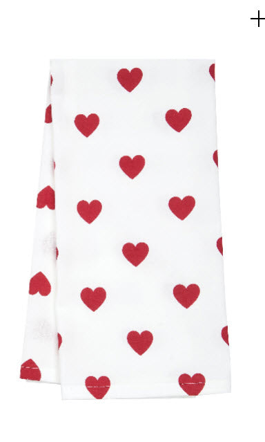 Valentine's Day Heart Kitchen Towel