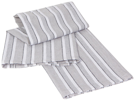 Second Spin Fog Stripe Dishtowel Cotton Dish Towel