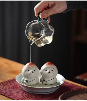 Gohobi Handmade Panda Tea Pet