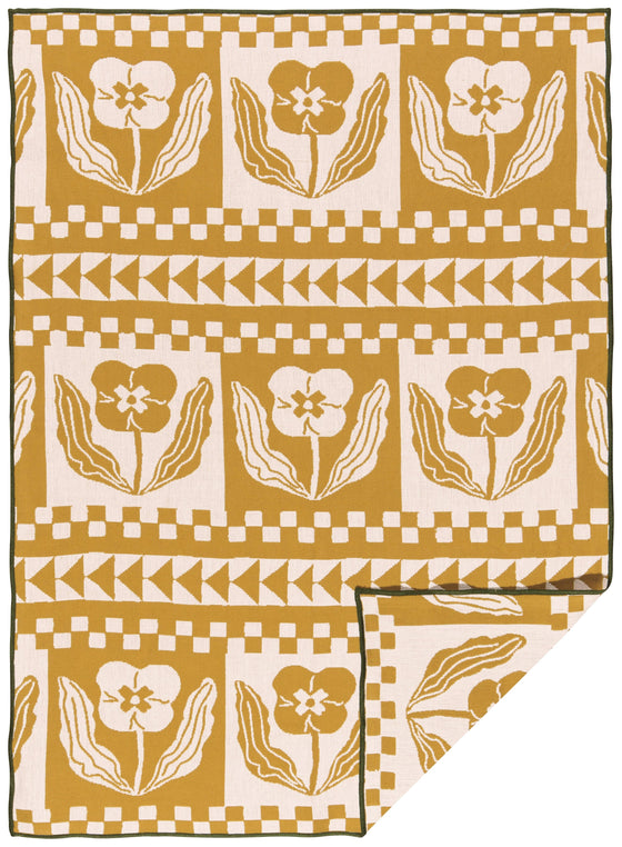 Teppi Double Cloth Dishtowel Orange