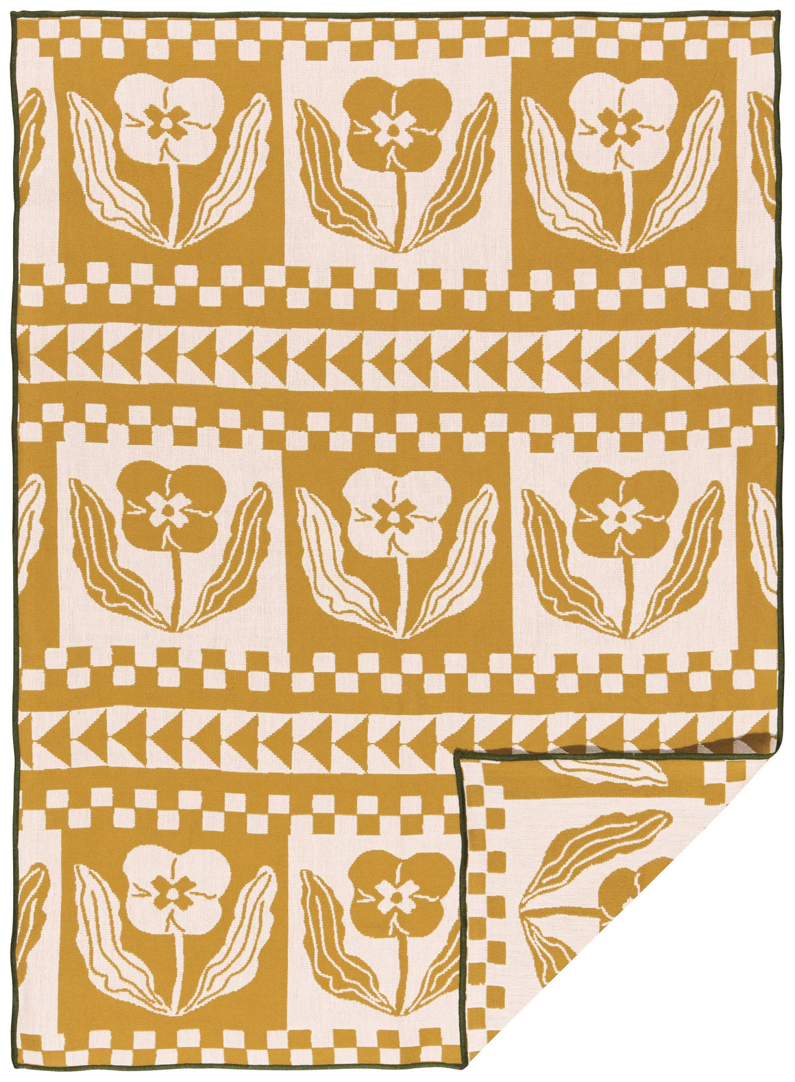 Teppi Double Cloth Dishtowel Orange