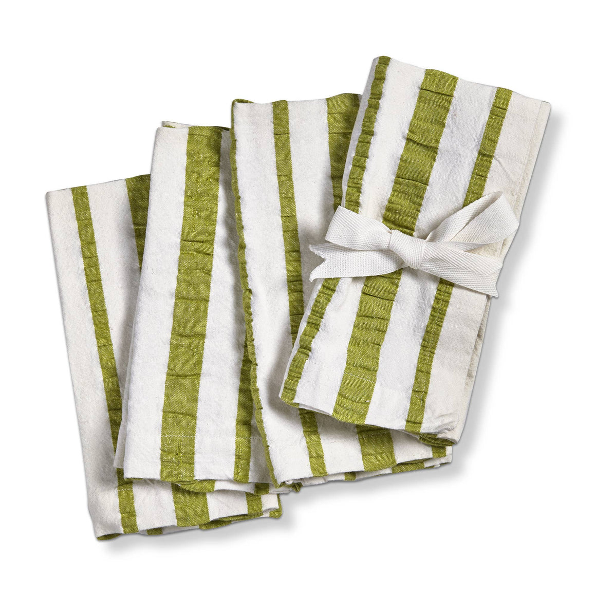 Seersucker Stripe Napkin Green