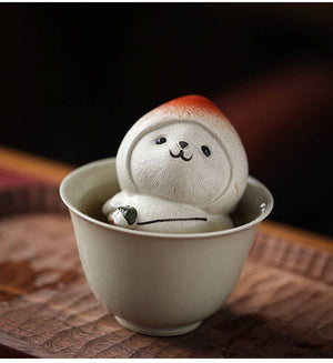 Gohobi Handmade Panda Tea Pet
