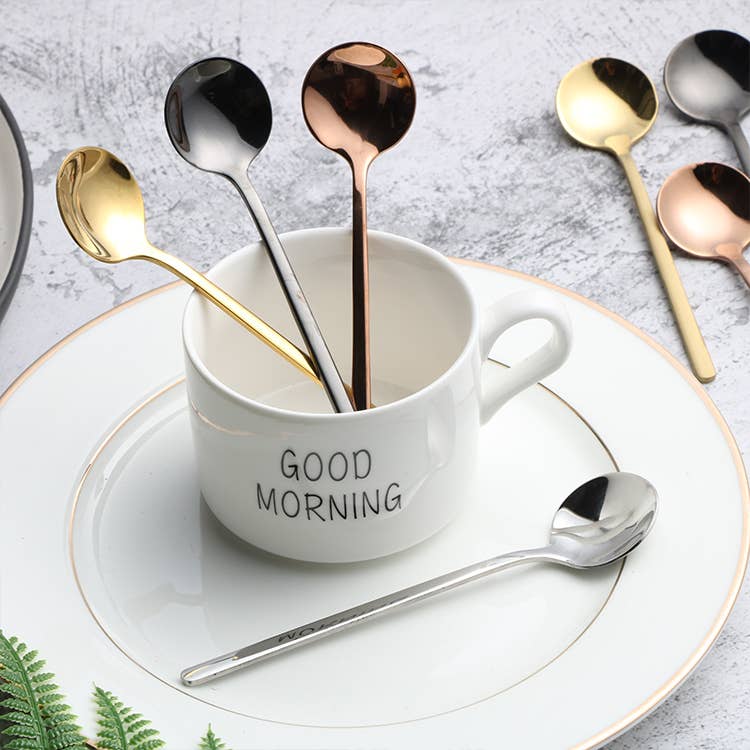 Thin spoon - Coffee, tea, dessert - 4 colors