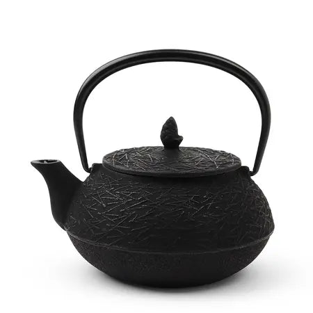 Cast Iron Teapot Pine Needles