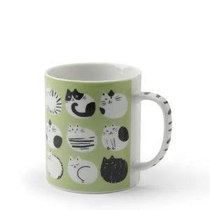 Cozy Cats 8 Oz. Mug - Green