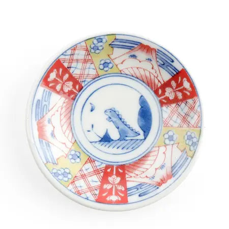 Imari-Style Dino Mini Plate Asahiryu