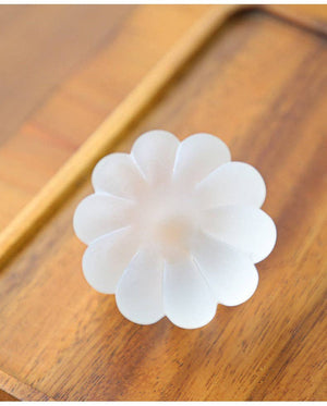 Gohobi Pate de Verre Pumpkin Glass Paperweight