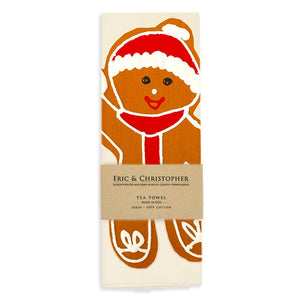 Gingerbread Man Tea Towel