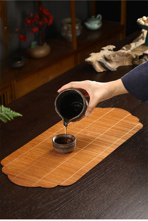Gohobi Bamboo Thread Tea Mat