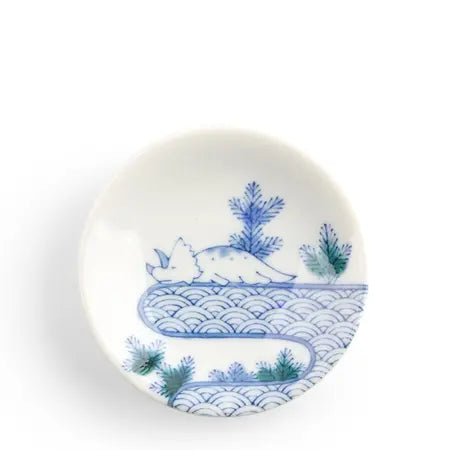 Imari-Style Dino Small Plate Seika