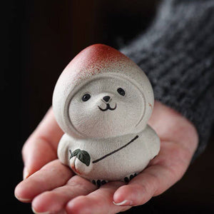Gohobi Handmade Panda Tea Pet