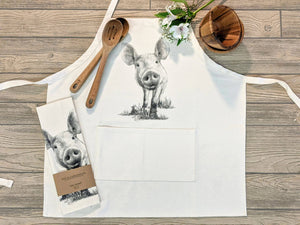 Piglet 3 Tea Towel