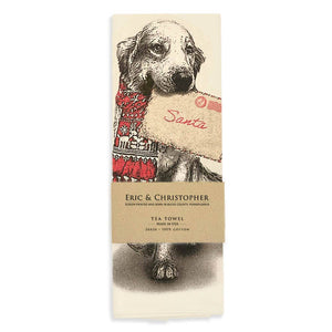 Letter to Santa Golden Retriever Towel