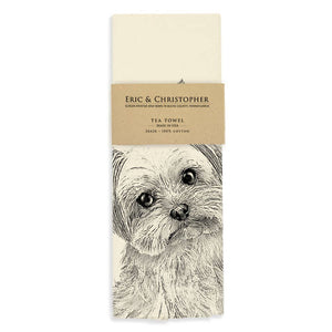 Yorkie Tea Towel