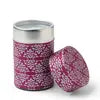 Tea Canister Fuchsia/Silver 150g