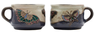 Mara Mug Latte Blue Butterfly