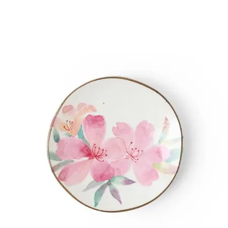 Floral Mini Plate Pink - Todd & Holland Tea Merchants