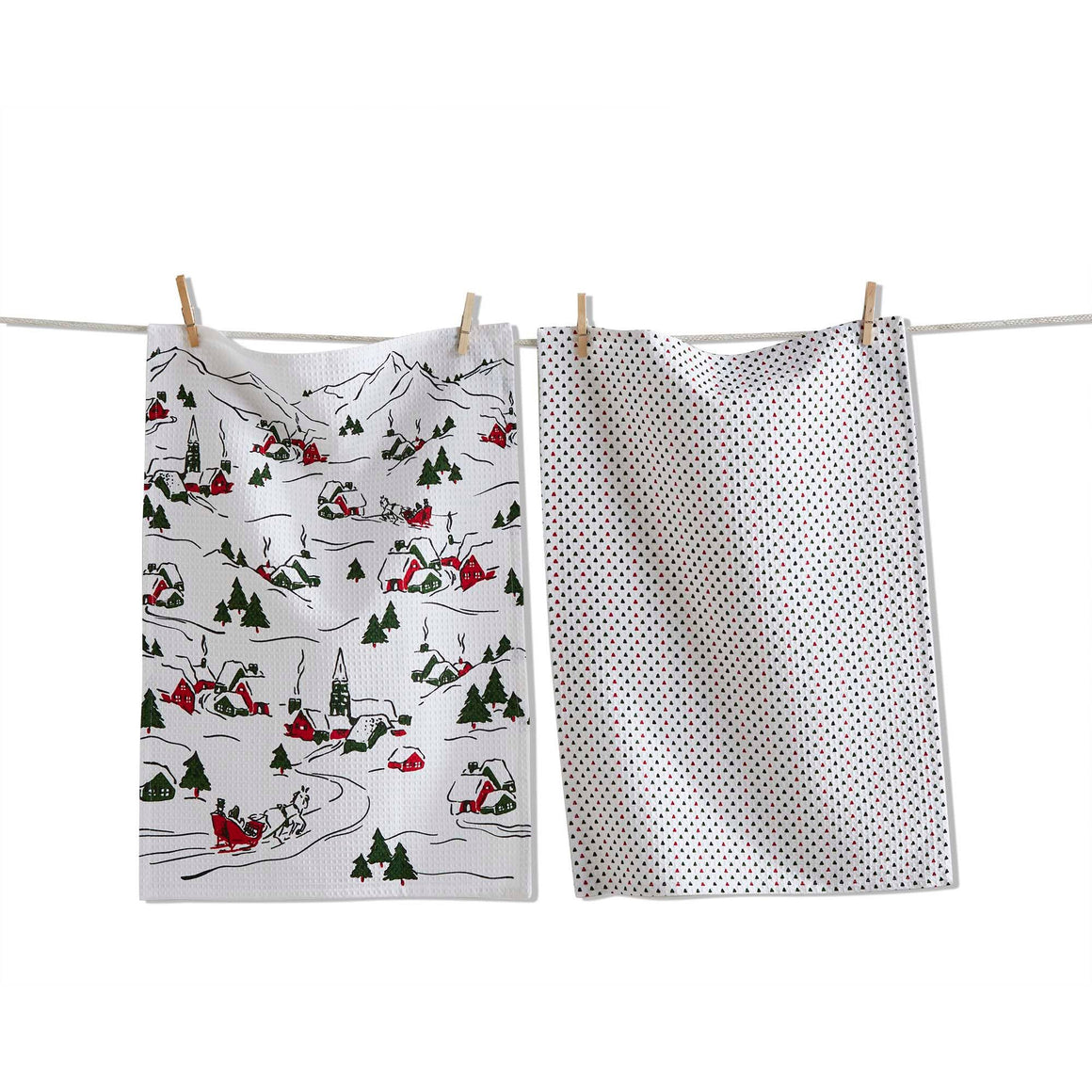 Winter Vignette Kitchen Towel S/2