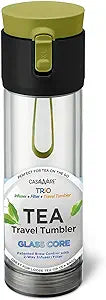Trio Travel Glass Tumbler Green - 12oz