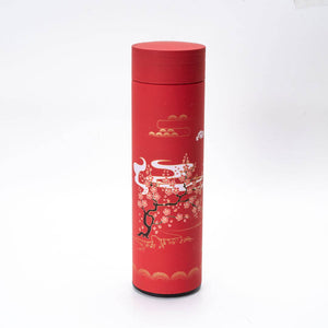 Insulated Stainless Steel Flask Cherry Blossom Cranes