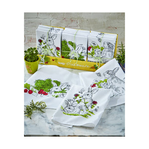 Facing Bunny Kitchen Towel
