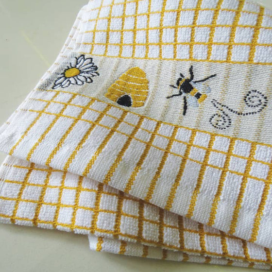 Poli-Dri Jacquard Honey Bee Tea Towel