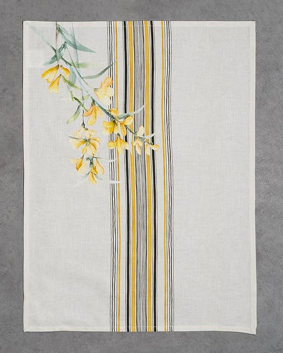 Wisteria Stripe Kitchen Towel