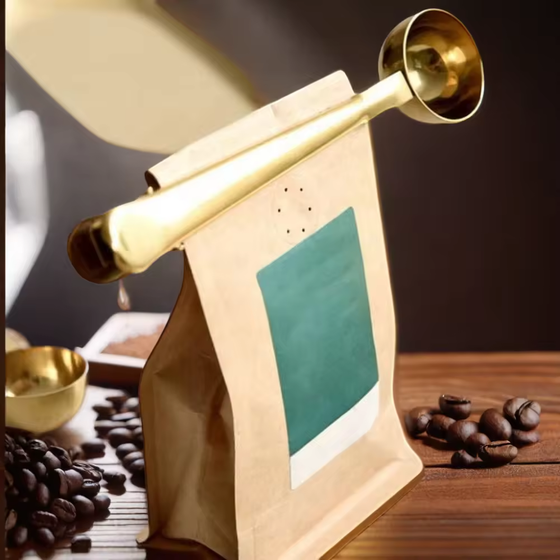 Tea/Coffee Spoon Scoop - Gold