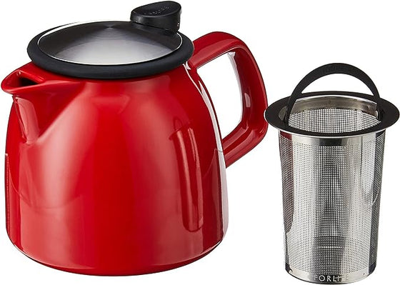 Bell teapot with Basket Infuser (Multiple Colors)