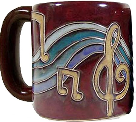 Mara Mug Round Musical Notes