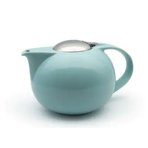 Zero Japan 7 cup Ceramic Teapot 45oz Aqua Mist