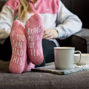 Tea Socks .....If You Can Read This...(9 colors)