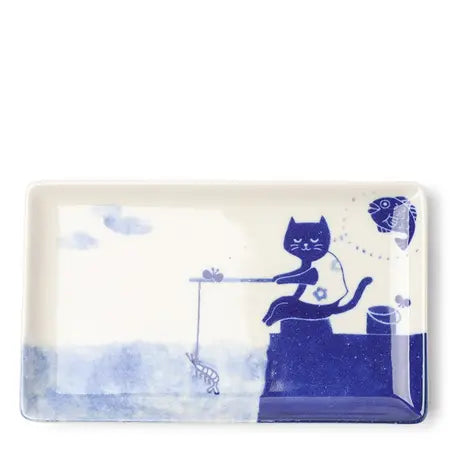 Cat Gone Fishing Tray