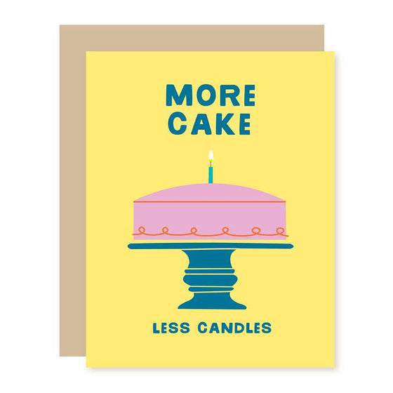 More Cake Birthday Card