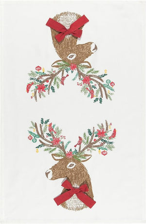 Dasher Reindeer Kitchen Towel