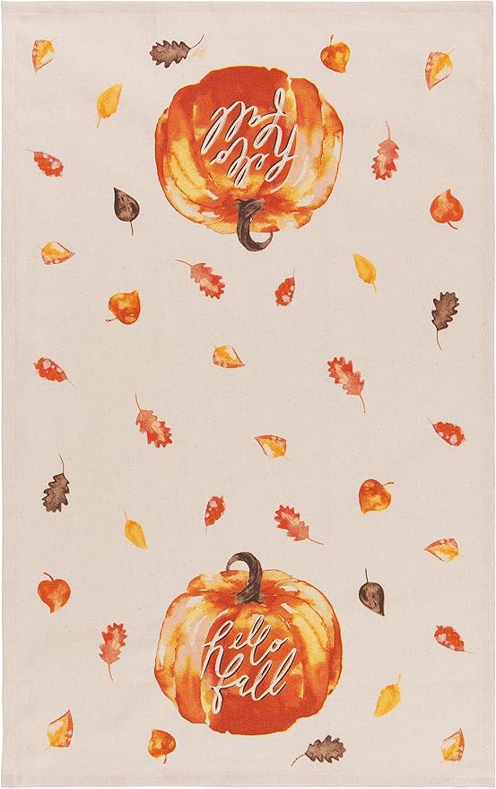 Hello Fall Cotton Kitchen Towel